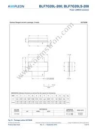 BLF7G20L-200 Datasheet Page 9
