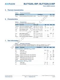BLF7G20L-90P Datasheet Page 3