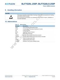 BLF7G20LS-250P Datasheet Page 11