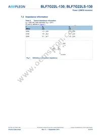 BLF7G22L-130 Datasheet Page 4