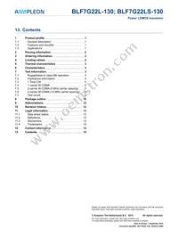 BLF7G22L-130 Datasheet Page 15