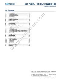 BLF7G22L-130 Datasheet Page 15