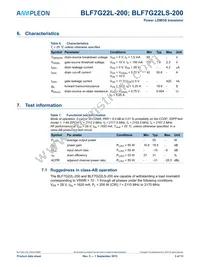 BLF7G22L-200 Datasheet Page 3