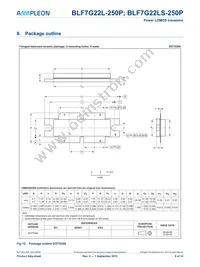 BLF7G22L-250P Datasheet Page 9