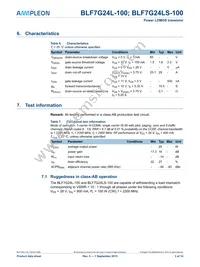 BLF7G24L-100 Datasheet Page 3