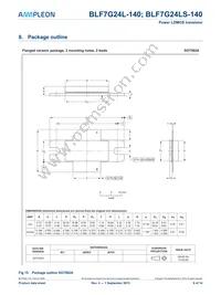 BLF7G24L-140 Datasheet Page 9