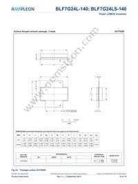 BLF7G24L-140 Datasheet Page 10