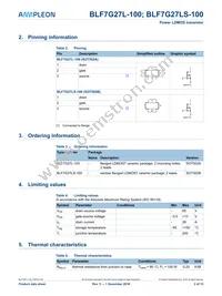 BLF7G27L-100 Datasheet Page 2