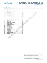 BLF7G27L-100 Datasheet Page 15
