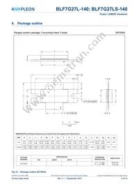 BLF7G27LS-140 Datasheet Page 9