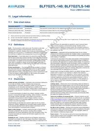 BLF7G27LS-140 Datasheet Page 12