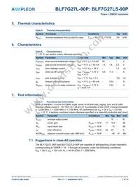 BLF7G27LS-90P Datasheet Page 3