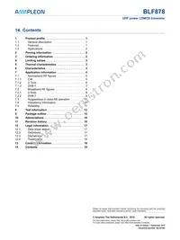 BLF878 Datasheet Page 19