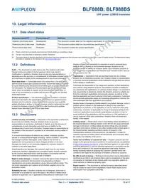 BLF888BS Datasheet Page 15