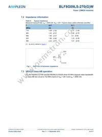 BLF8G09LS-270WU Datasheet Page 4
