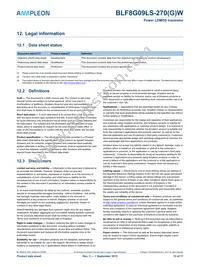 BLF8G09LS-270WU Datasheet Page 15