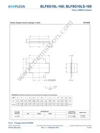 BLF8G10L-160 Datasheet Page 9