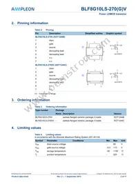 BLF8G10LS-270 Datasheet Page 2