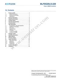 BLF8G20LS-220U Datasheet Page 12