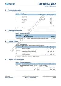 BLF8G20LS-260A Datasheet Page 2