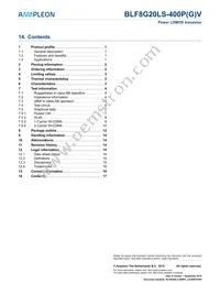 BLF8G20LS-400PGVJ Datasheet Page 17