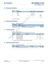 BLF8G22LS-140J Datasheet Page 2