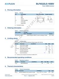 BLF8G22LS-160BV:11 Datasheet Page 2