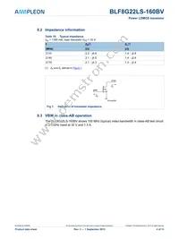 BLF8G22LS-160BV:11 Datasheet Page 4