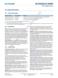 BLF8G22LS-160BV:11 Datasheet Page 11