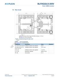 BLF8G22LS-205VJ Datasheet Page 5