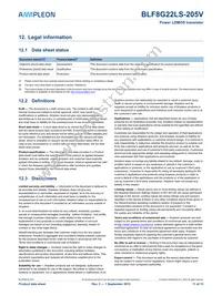 BLF8G22LS-205VJ Datasheet Page 11