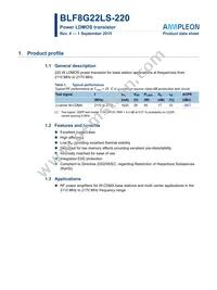 BLF8G22LS-220U Datasheet Cover