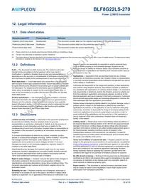 BLF8G22LS-270J Datasheet Page 12