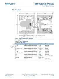 BLF8G22LS-270V Datasheet Page 5