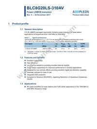 BLF8G22LS-310AVU Datasheet Cover