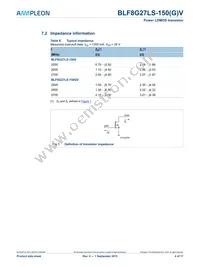 BLF8G27LS-150VJ Datasheet Page 4