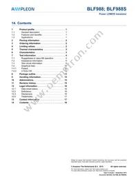 BLF988S Datasheet Page 18