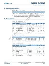 BLF989SU Datasheet Page 3
