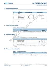 BLF9G20LS-160VJ Datasheet Page 2
