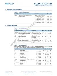 BLL6H1214L-250 Datasheet Page 3