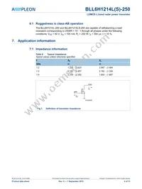 BLL6H1214L-250 Datasheet Page 4