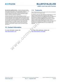 BLL6H1214L-250 Datasheet Page 12