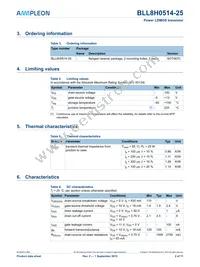 BLL8H0514-25U Datasheet Page 2