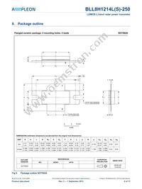 BLL8H1214LS-250U Datasheet Page 8
