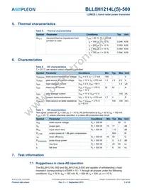 BLL8H1214LS-500U Datasheet Page 3