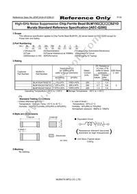 BLM15GG221SZ1D Datasheet Cover