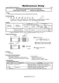 BLM18GG471SN1D Datasheet Cover