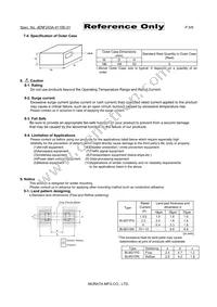 BLM31PG391SZ1L Datasheet Page 5