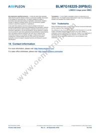 BLM7G1822S-40ABGY Datasheet Page 19