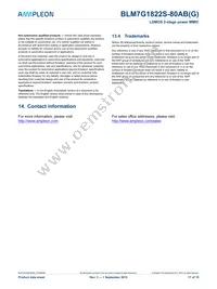 BLM7G1822S-80ABGY Datasheet Page 17